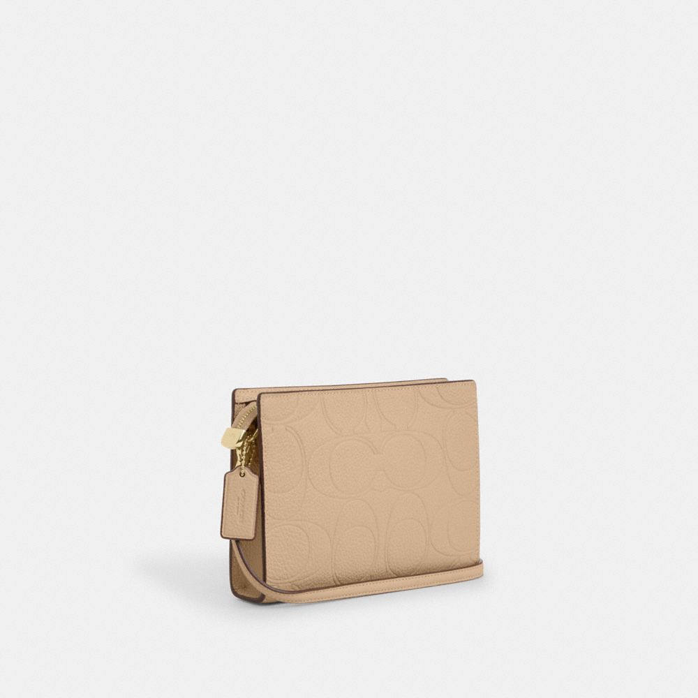 Slim Crossbody Bag In Signature Leather