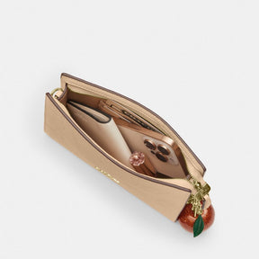 Slim Crossbody Bag In Signature Leather