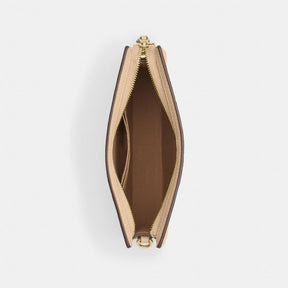 Slim Crossbody Bag In Signature Leather
