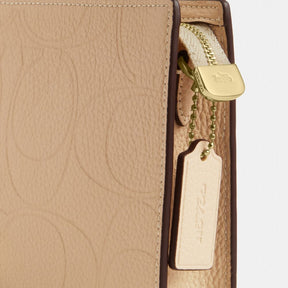 Slim Crossbody Bag In Signature Leather
