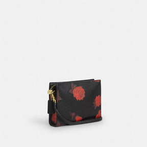 Slim Crossbody Bag With Floral Print
