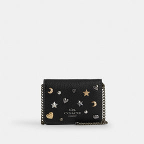 Mini Wallet On A Chain With Rivets