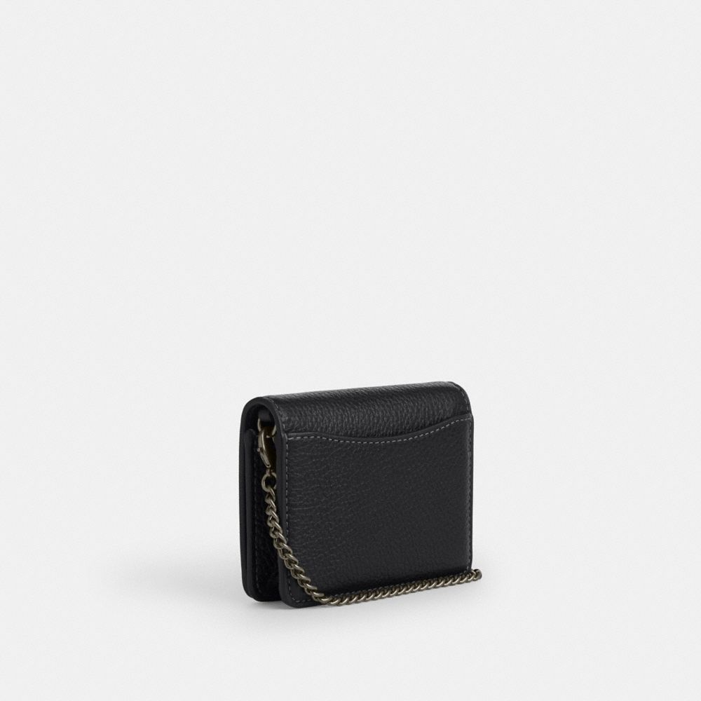 Mini Wallet On A Chain With Rivets