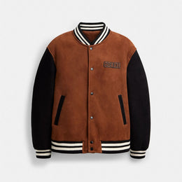 Shearling Varsity Jacket