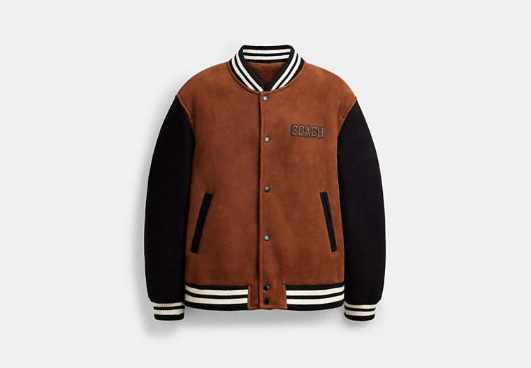 Shearling Varsity Jacket