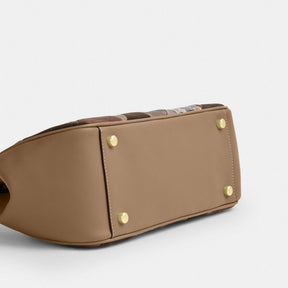 Asher Shoulder Bag With Patchwork