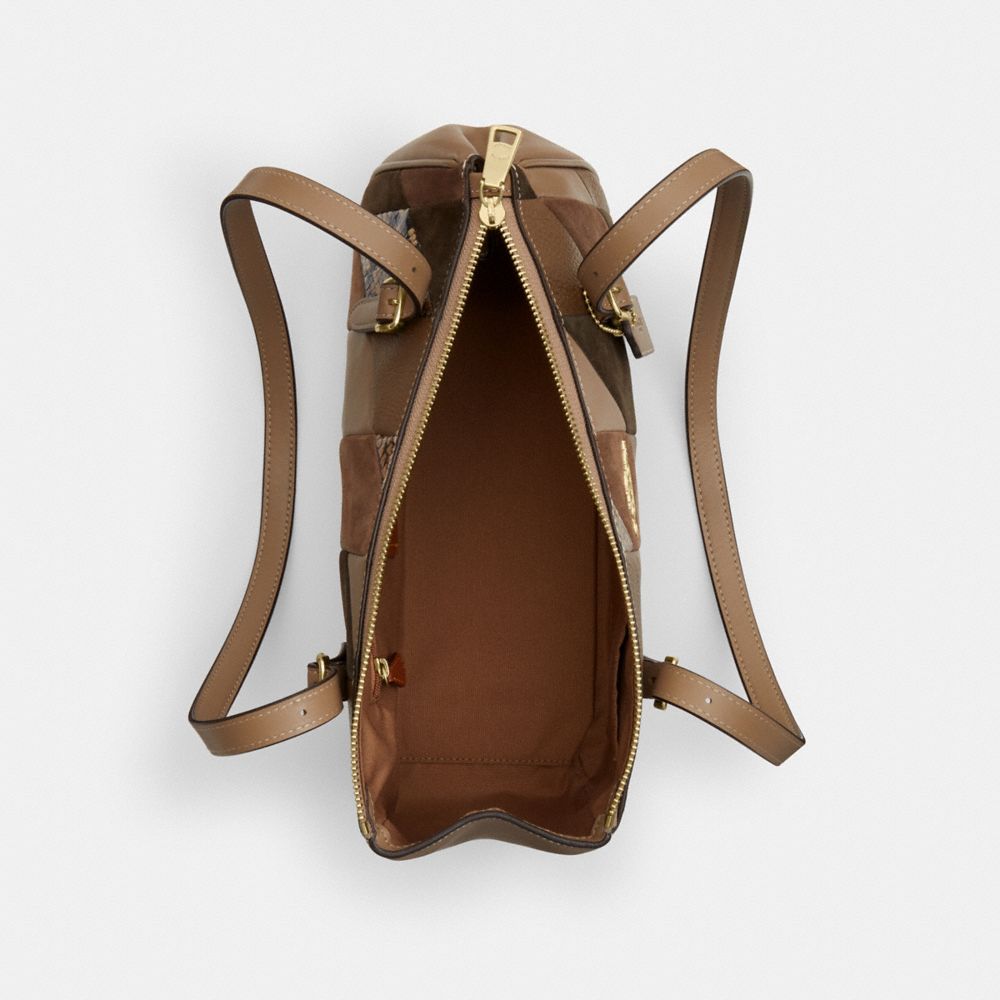 Asher Shoulder Bag With Patchwork