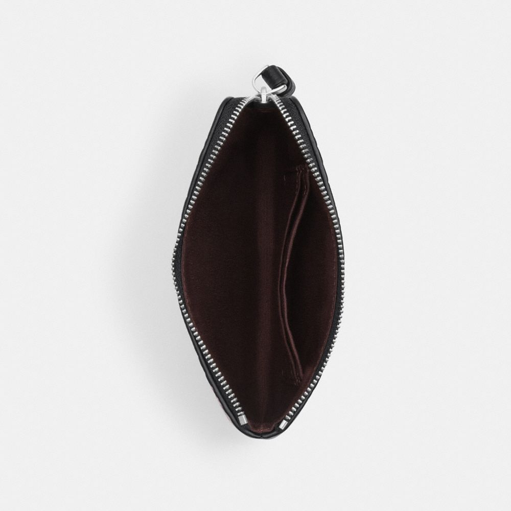 Corner Zip Wristlet With Floral Print