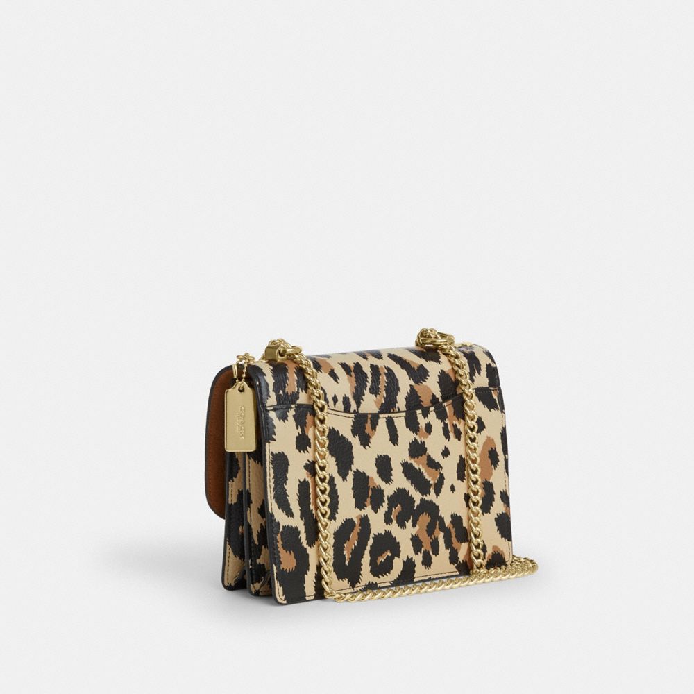 Klare Crossbody Bag With Leopard Print And Signature Canvas
