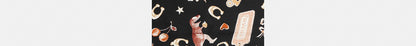 Iconic Motifs Print Silk Square Scarf