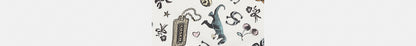 Iconic Motifs Print Silk Square Scarf