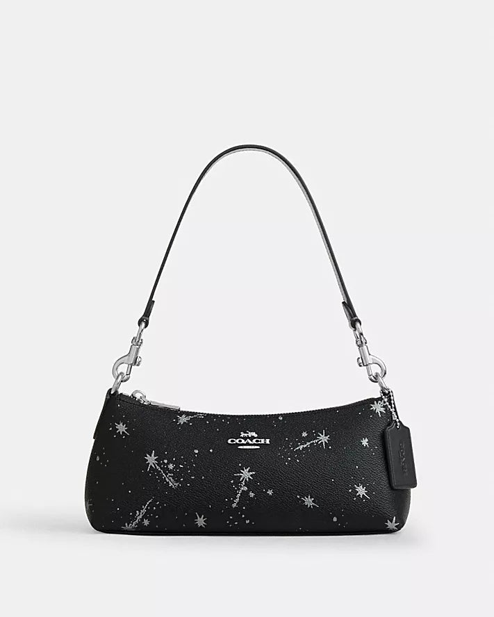 CHARLOTTE SHOULDER BAG WITH STAR PRINT