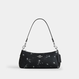 CHARLOTTE SHOULDER BAG WITH STAR PRINT