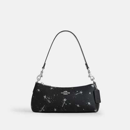 CHARLOTTE SHOULDER BAG WITH STAR PRINT
