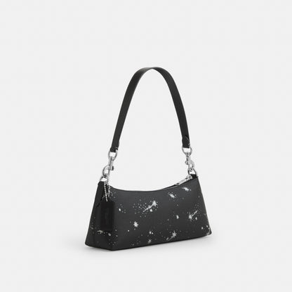 CHARLOTTE SHOULDER BAG WITH STAR PRINT