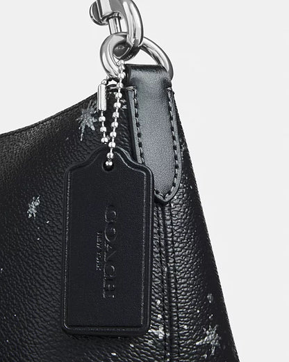 CHARLOTTE SHOULDER BAG WITH STAR PRINT