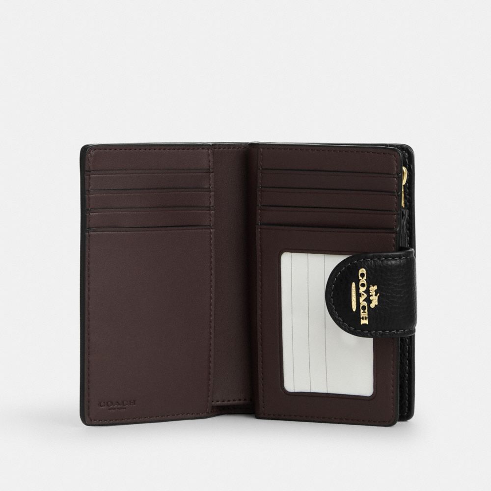 Medium Corner Zip Wallet With Floral Print