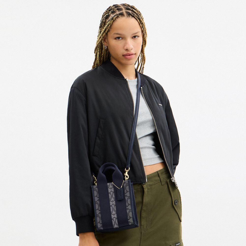 Smith Mini Tote Bag In Signature Jacquard