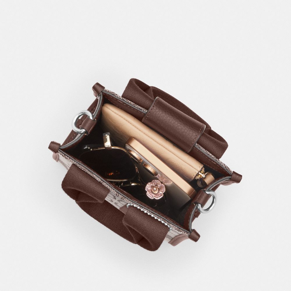 Smith Mini Tote Bag In Signature Jacquard