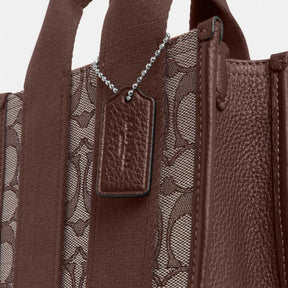 Smith Mini Tote Bag In Signature Jacquard