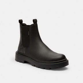 Chelsea Boot With Signature Canvas