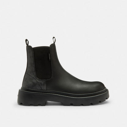 Chelsea Boot With Signature Canvas