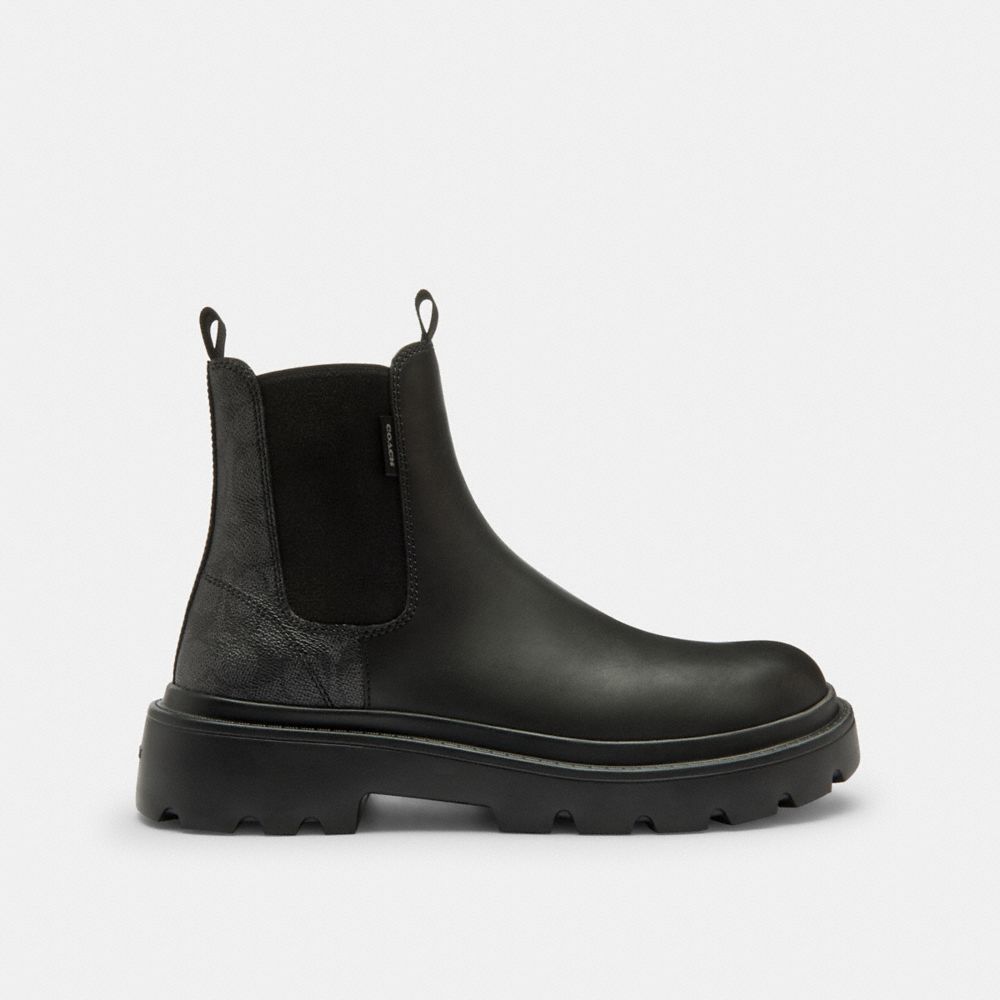 Chelsea Boot With Signature Canvas