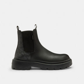 Chelsea Boot With Signature Canvas