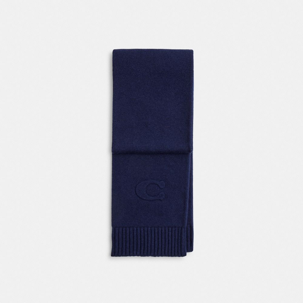Signature Embossed Knit Muffler
