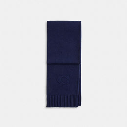 Signature Embossed Knit Muffler