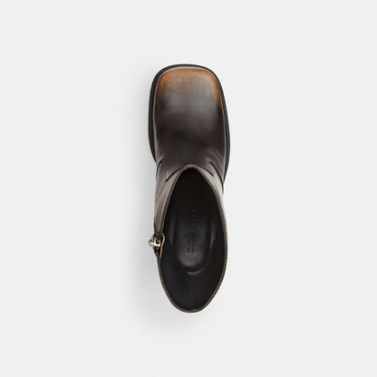 Sculpted C Bootie In Loved Leather