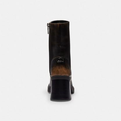 Sculpted C Bootie In Loved Leather