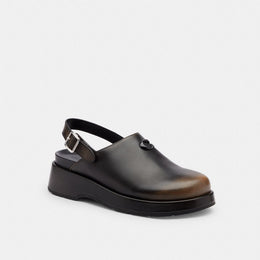 Sculpted C Platform Clog In Loved Leather