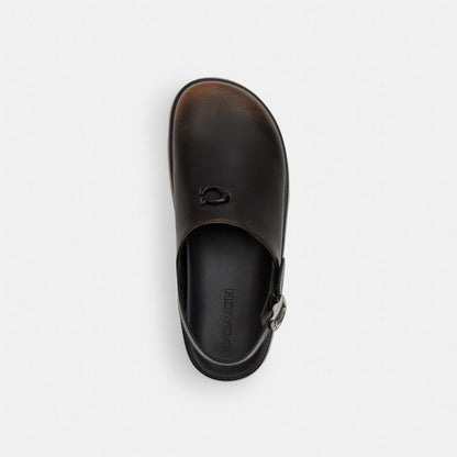 Sculpted C Platform Clog In Loved Leather