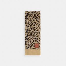 Leopard Print Muffler