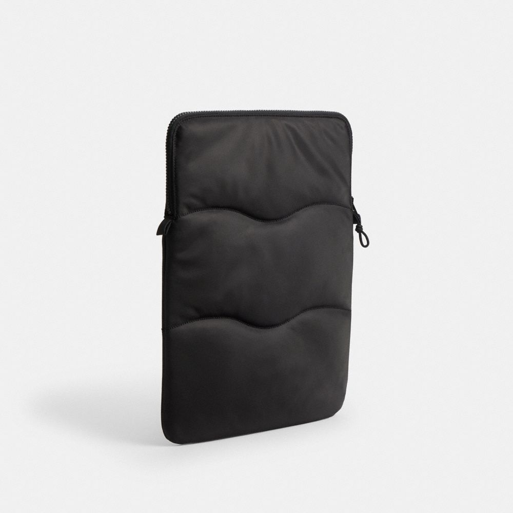 Coachtopia Loop Laptop Sleeve With Wavy Quilting
