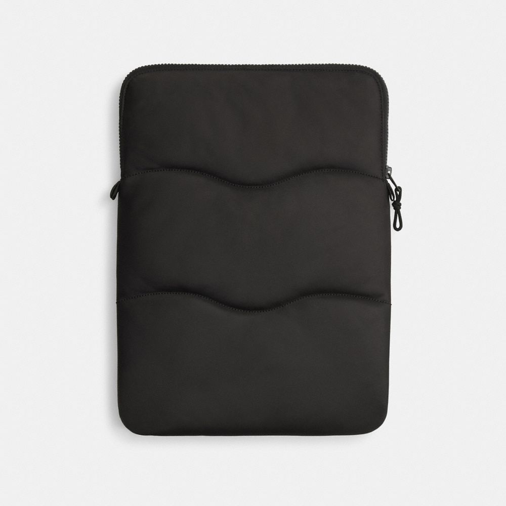 Coachtopia Loop Laptop Sleeve With Wavy Quilting