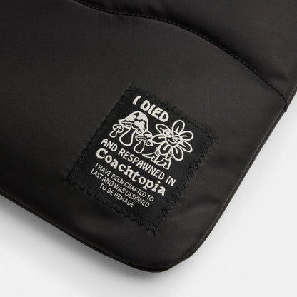 Coachtopia Loop Laptop Sleeve With Wavy Quilting
