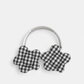 Coachtopia Loop Flower Headphone Covers In Gingham