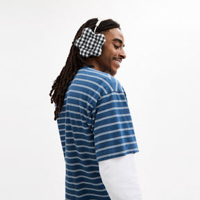 Coachtopia Loop Flower Headphone Covers In Gingham