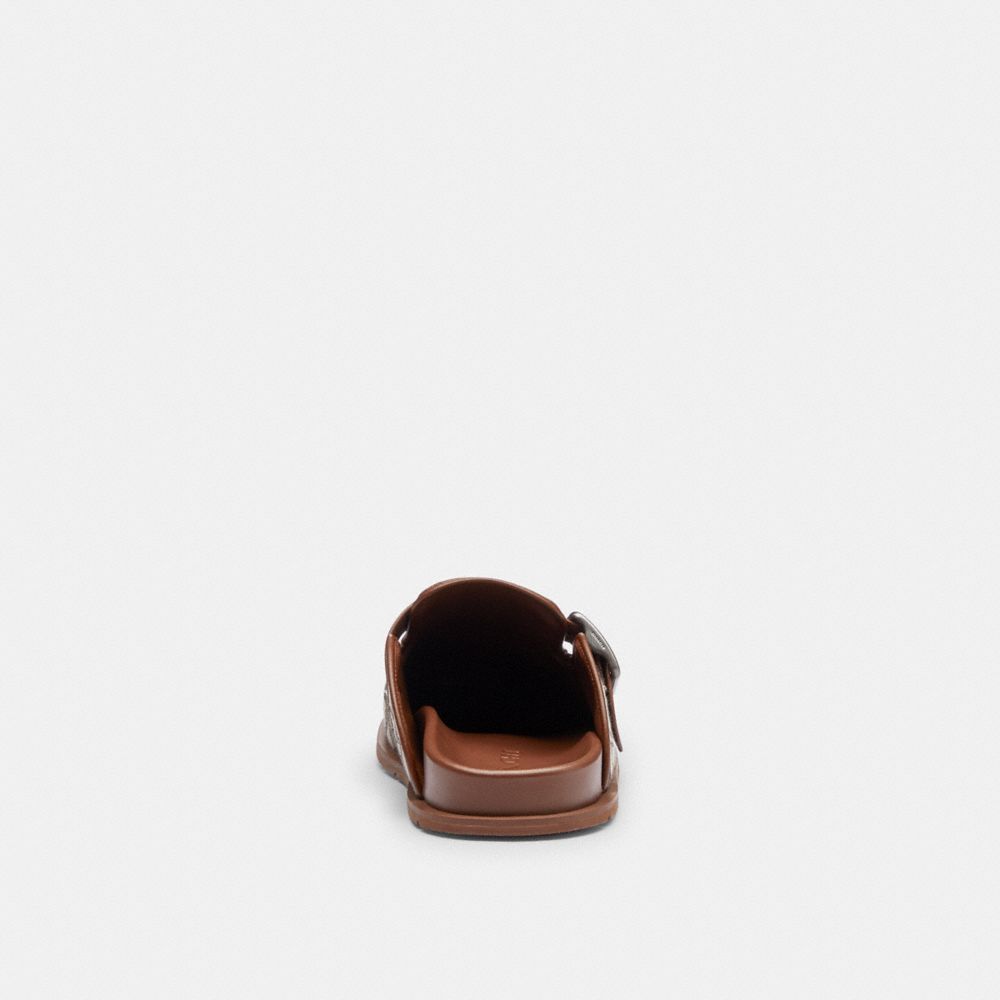 Buckle Clog In Signature Jacquard