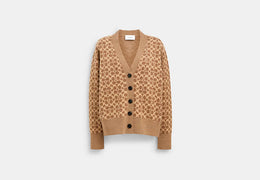 Signature Relaxed V-Neck Cardigan