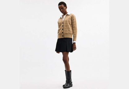 Signature Relaxed V-Neck Cardigan