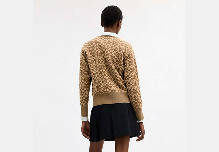Signature Relaxed V-Neck Cardigan