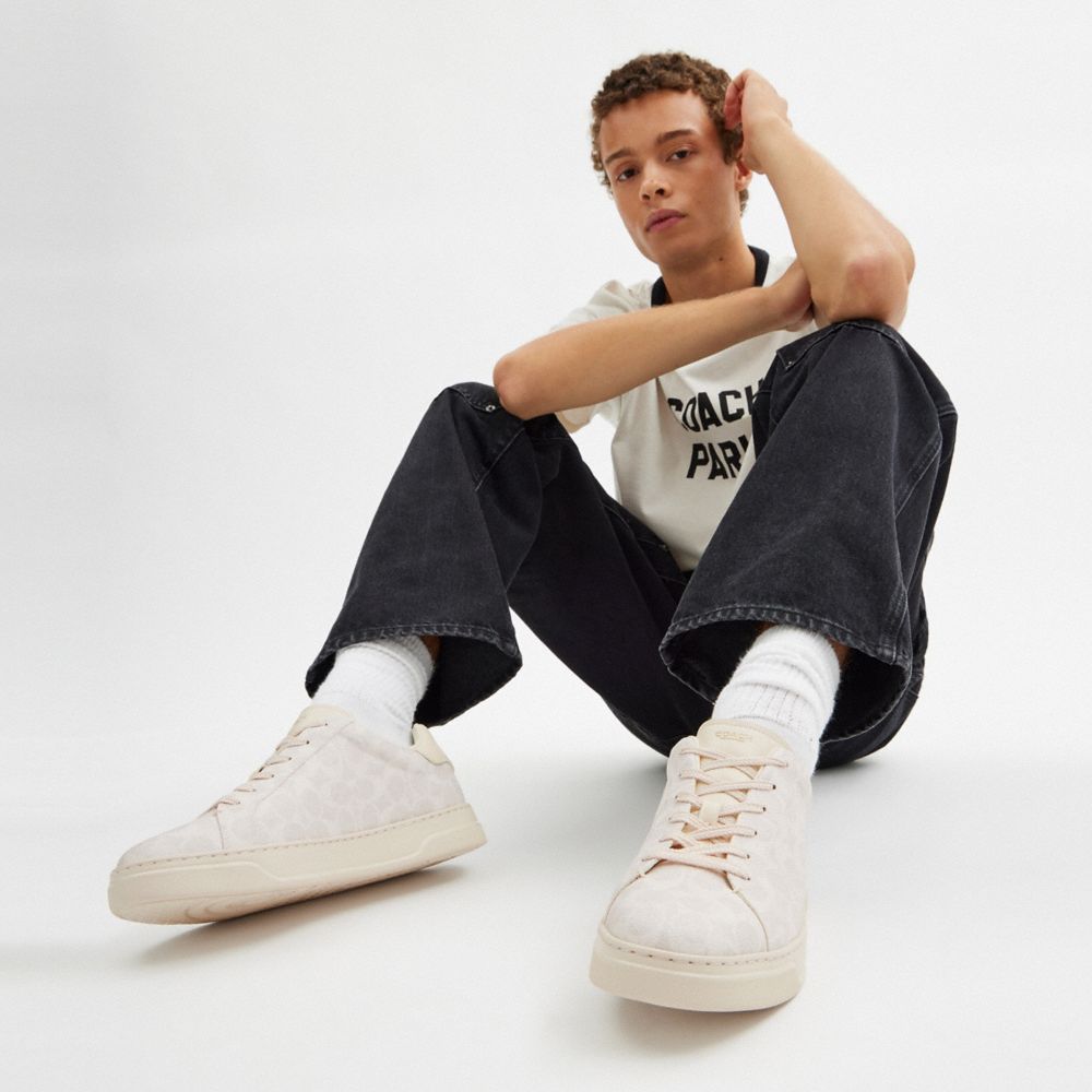 High Line Sneaker In Signature Canvas