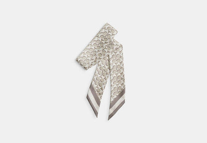 Signature Silk Skinny Scarf