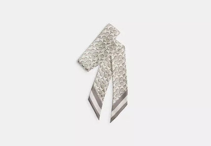 Signature Silk Skinny Scarf