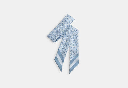 Signature Silk Skinny Scarf