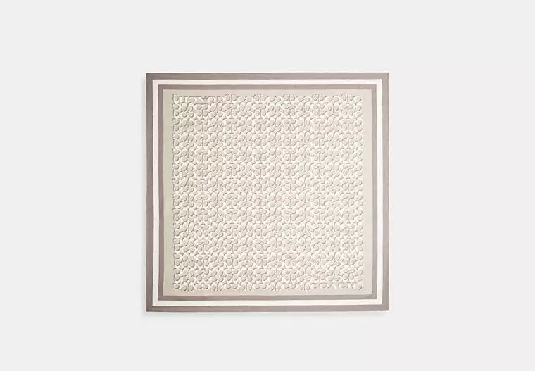 Horse And Carriage Bag Strap Print Silk Square Scarf