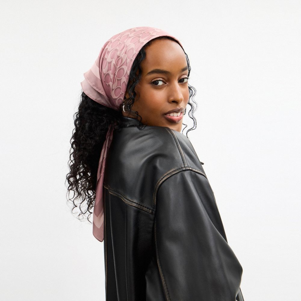 Signature Oversized Square Scarf